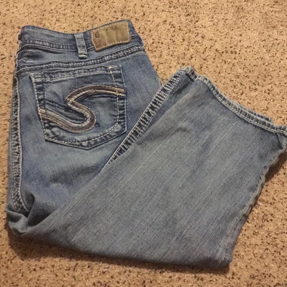 Silver Tuesday Crop Capri